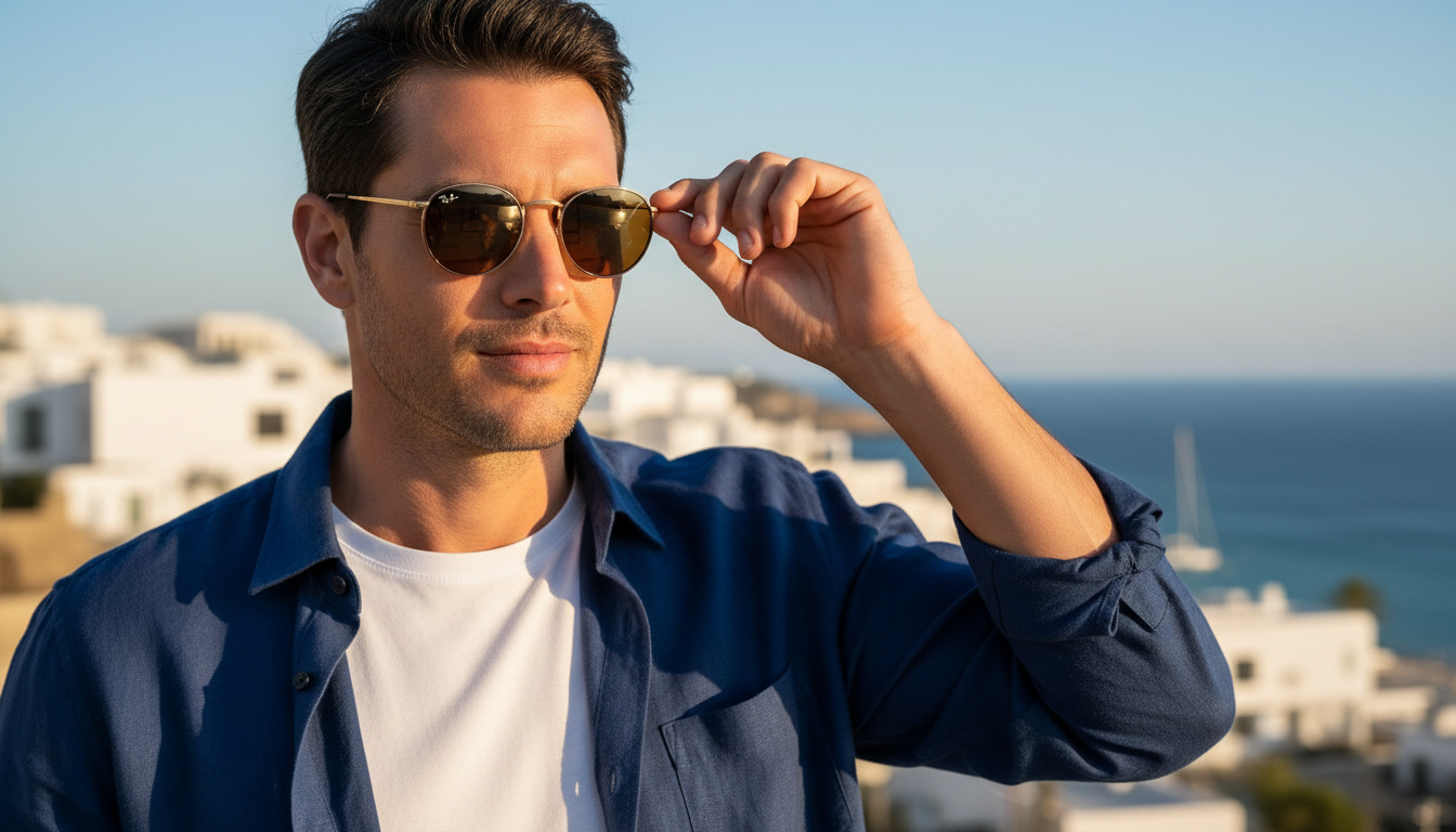 Forfra Ray-Ban ROUND METAL (RB3447 - 927533)