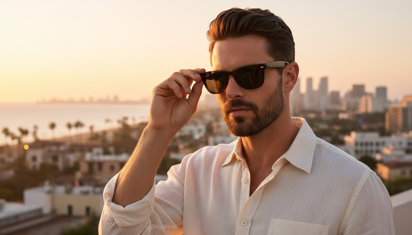 Forfra Ray-Ban FOLDING WAYFARER (RB4105 - 710/B1)