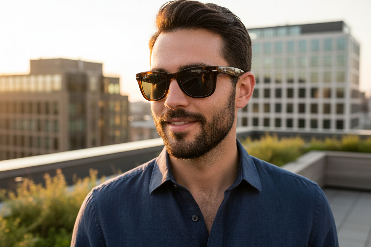 Forfra Ray-Ban FOLDING WAYFARER (RB4105 - 710/R5)