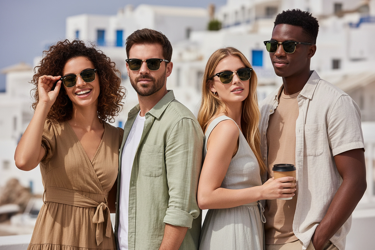 Forfra Ray-Ban CLUBMASTER (RB3016 - W0365)