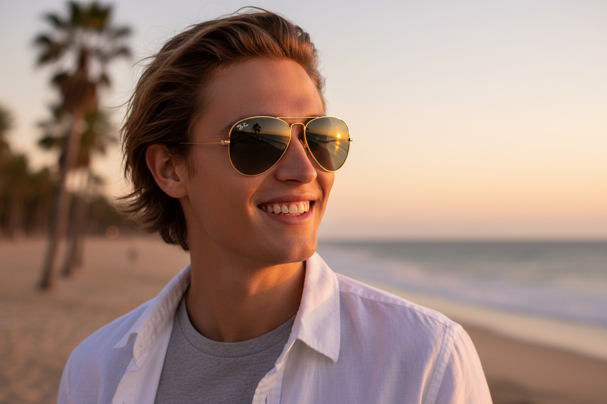 Forfra Ray-Ban AVIATOR LARGE METAL (RB3025 - 181/71)