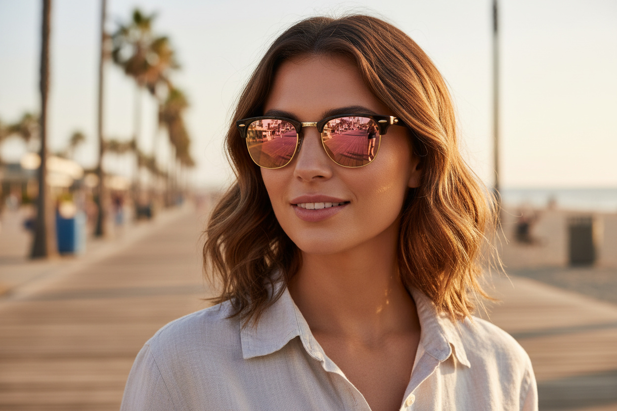 Forfra Ray-Ban CLUBMASTER (RB3016 - 990/7O)
