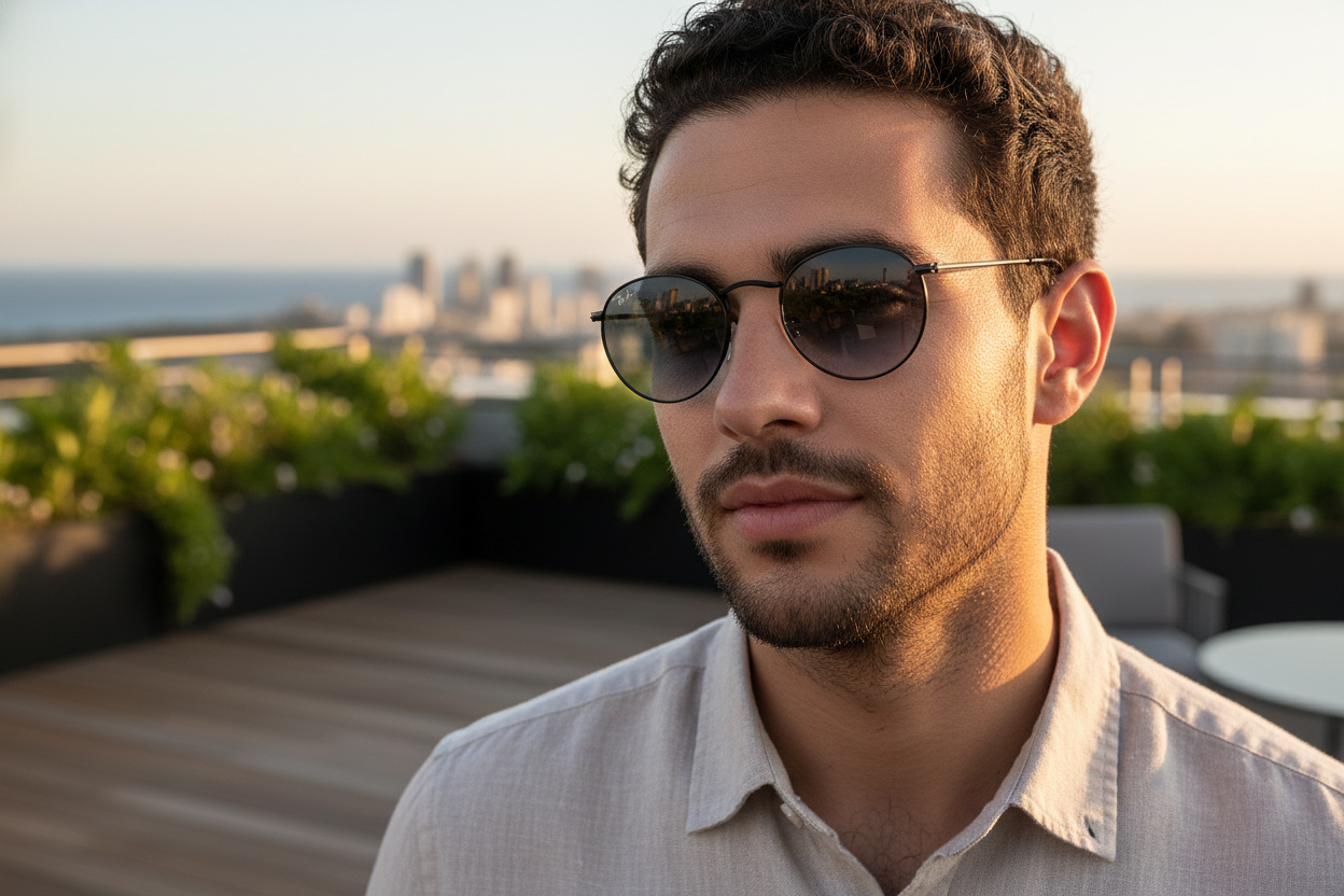 Forfra Ray-Ban ROUND METAL (RB3447 - 006/3F)