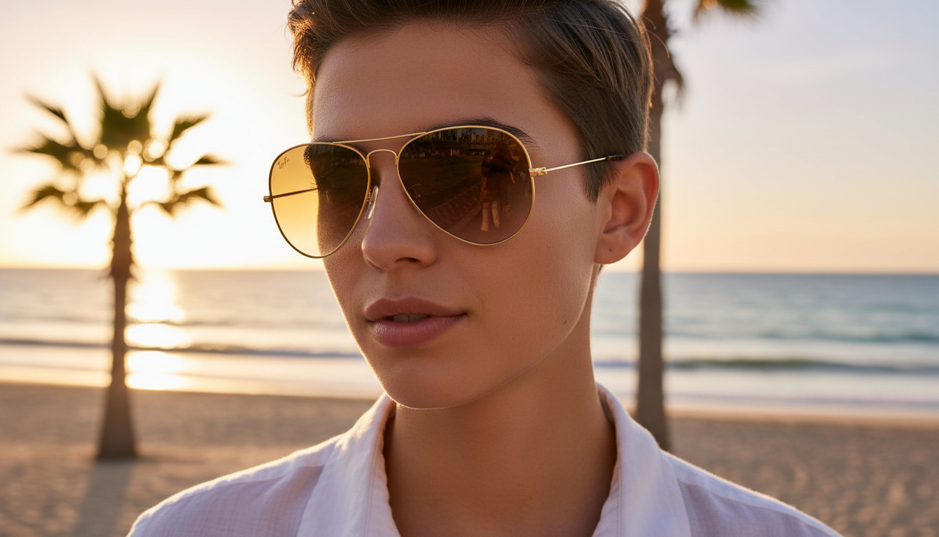Forfra Ray-Ban AVIATOR LARGE METAL (RB3025 - 001/51)
