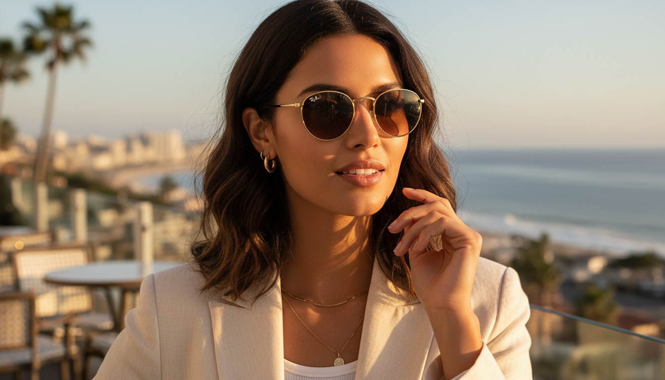 Forfra Ray-Ban ROUND METAL (RB3447 - 9001A5)