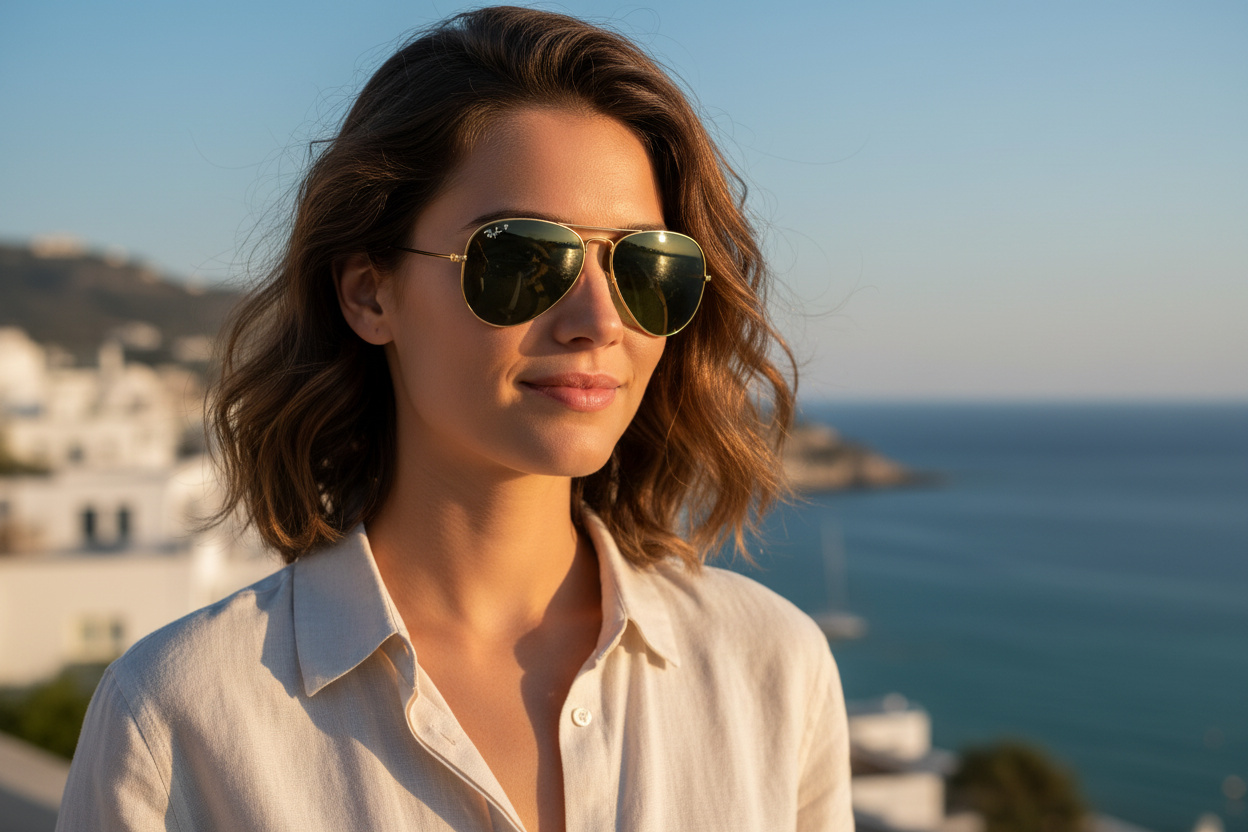 Forfra Ray-Ban AVIATOR LARGE METAL (RB3025 - 001/58)