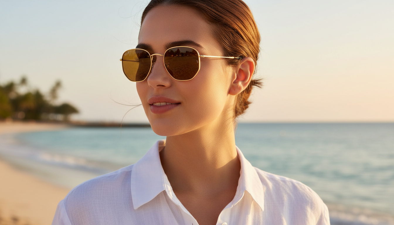 Forfra Ray-Ban HEXAGONAL (RB3548N - 001/57)