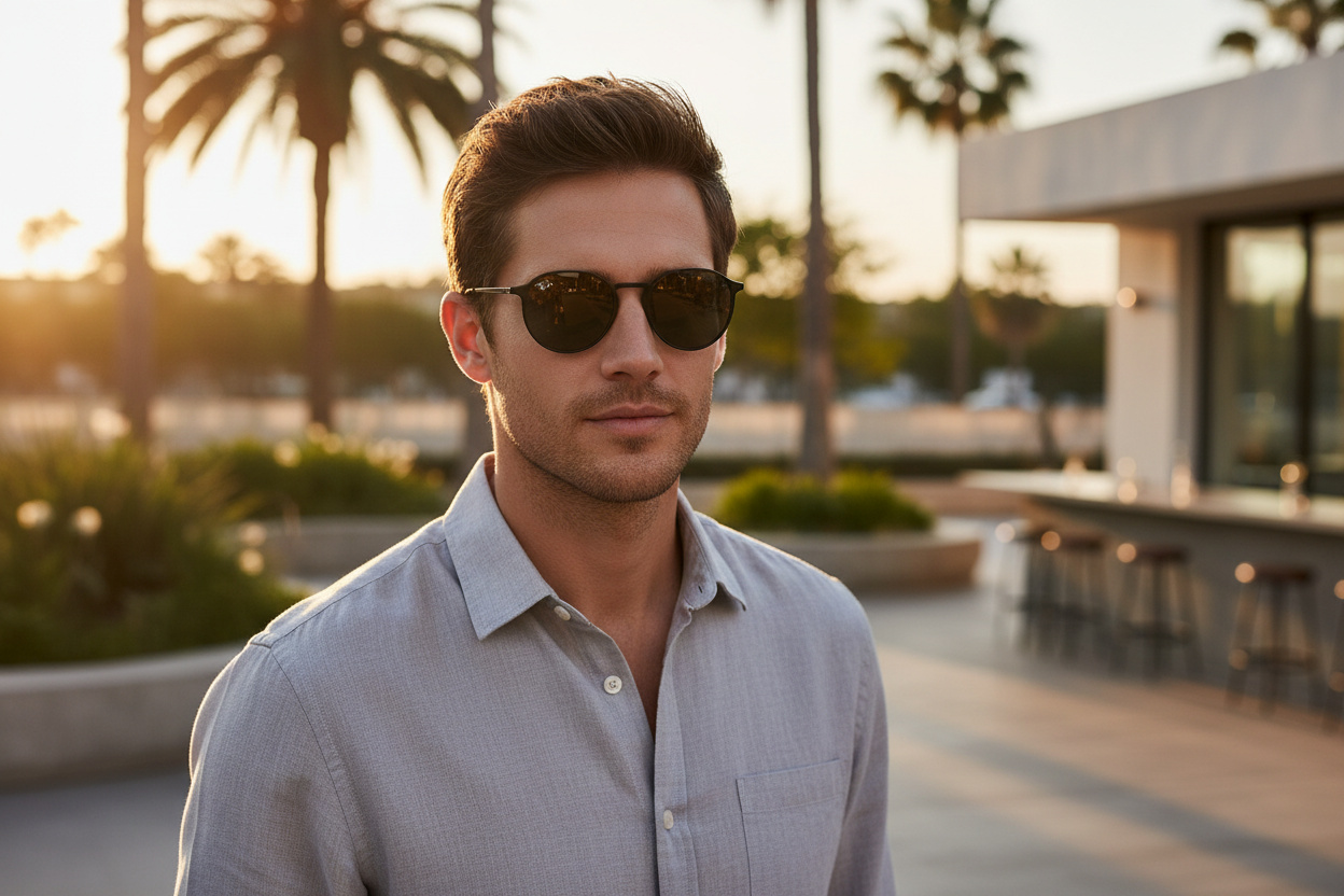 Forfra Ray-Ban ROUND METAL (RB3447N - 002/71)