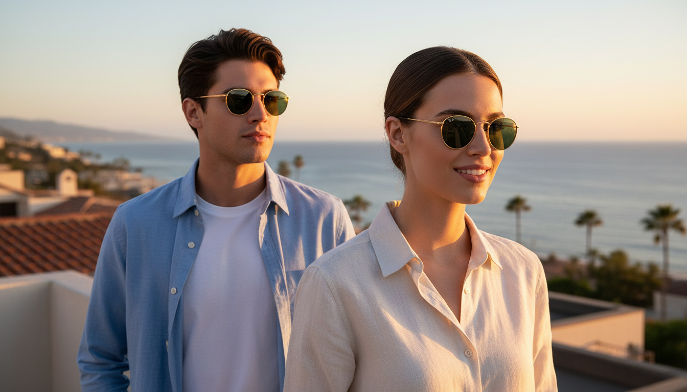 Forfra Ray-Ban ROUND METAL (RB3447N - 001)