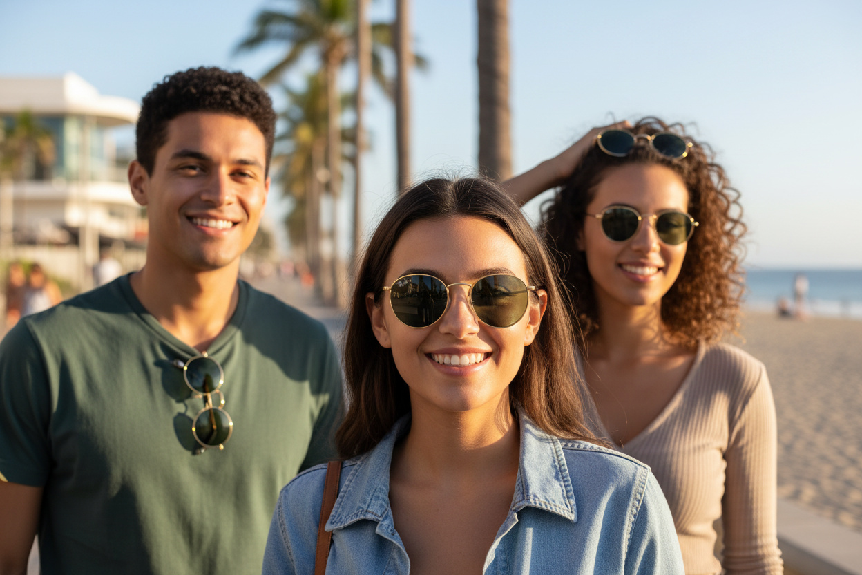 Forfra Ray-Ban ROUND METAL (RB3447 - 919631)