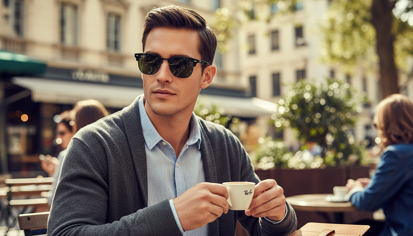 Forfra Ray-Ban CLUBMASTER METAL (RB3716 - 186/58)