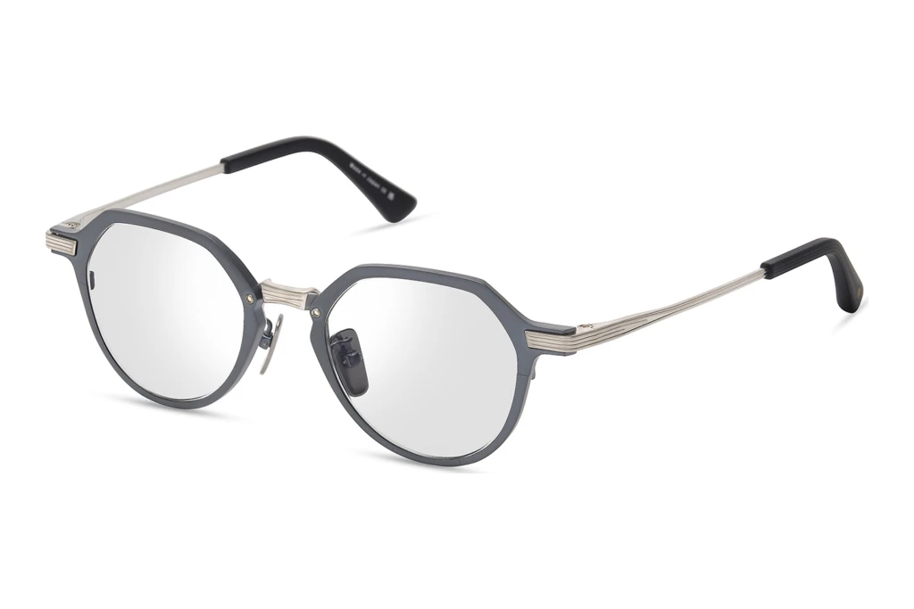 DITA   DTX-186 04A MATTE DARK NAVY - BRUSHED SILVER