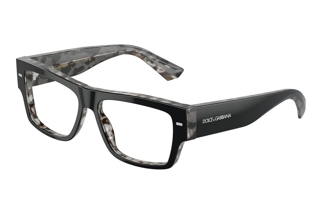 Dolce & Gabbana   DG3379 3403 Black On Grey Havana