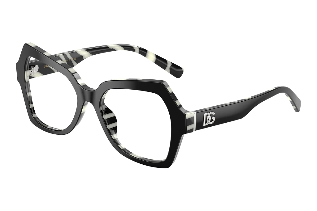 Dolce & Gabbana   DG3429 3372 Black On Zebra