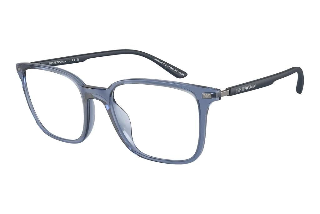 Emporio Armani   EA3242U 6108 Shiny Transparent Blue