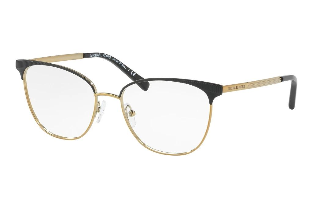 Michael Kors   MK3018 1195 Matte Black/Light Gold