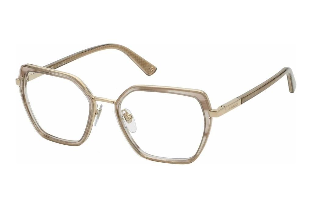 Nina Ricci   VNR332 0367 SHINY ROSE GOLD WITH BROWN PARTS