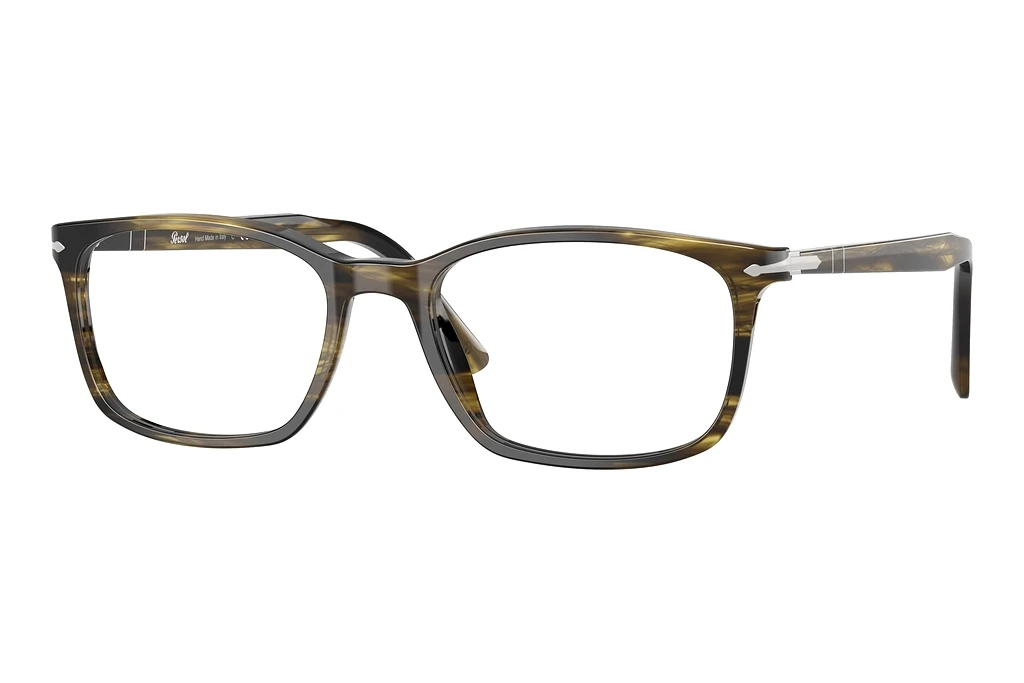 Persol   PO3189V 1237 Striped Black & Olive Green