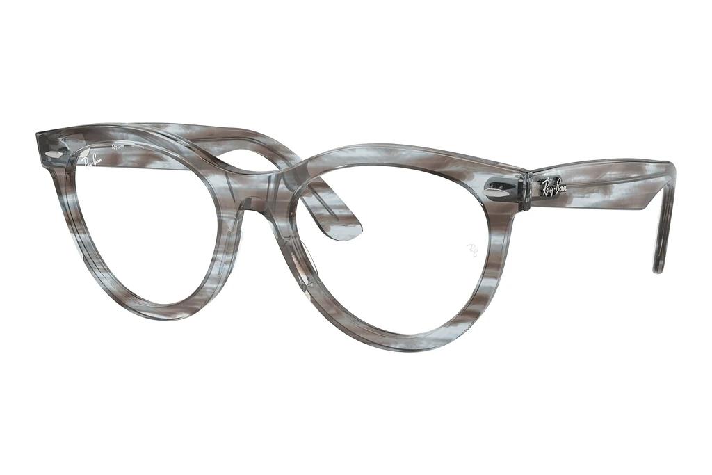 Ray-Ban   RX2241V 8361 Striped Transparent Blue