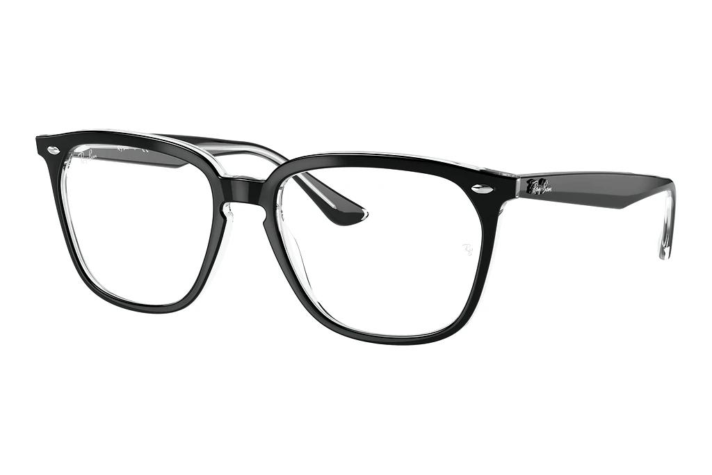 Ray-Ban   RX4362V 2034 Black On Transparent