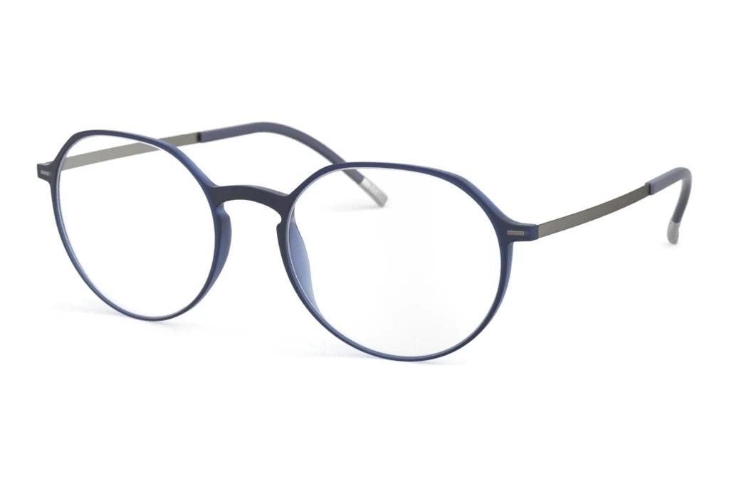 Silhouette   2918 4560 Navy Blue / Ruthenium