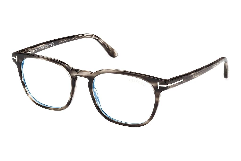 Tom Ford   FT5868-B 020 Grau/Gestreift