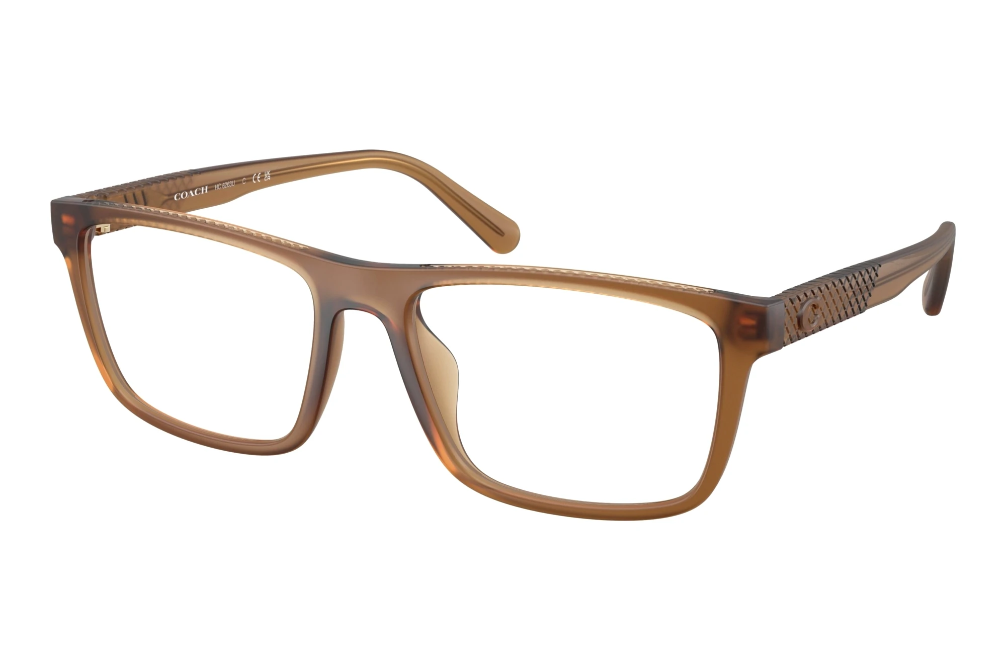 Coach   HC6263U 5876 Matte Transparent Amber