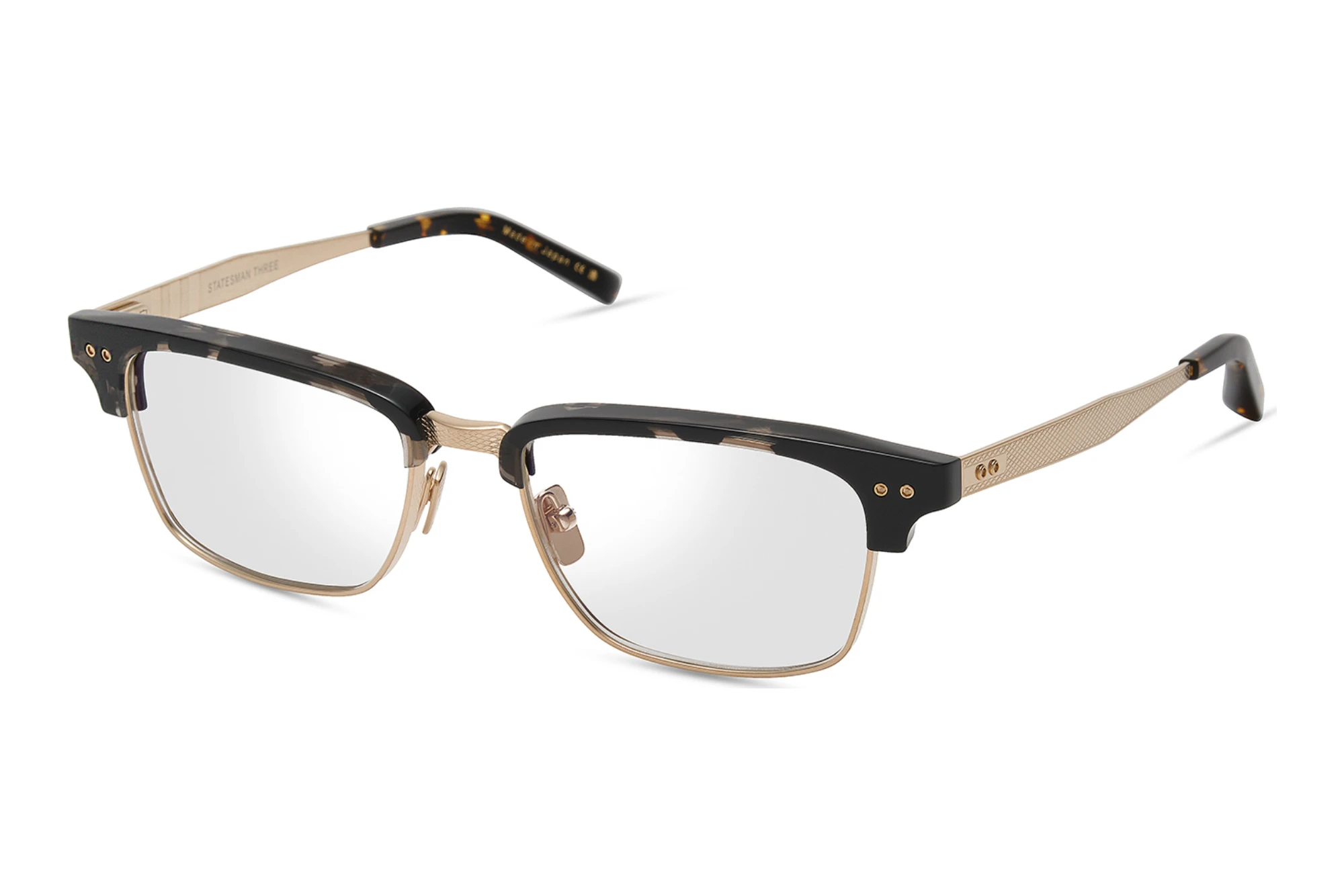 DITA   DRX-2064 J BLACK TORTOISE - ANTIQUE WHITE GOLD