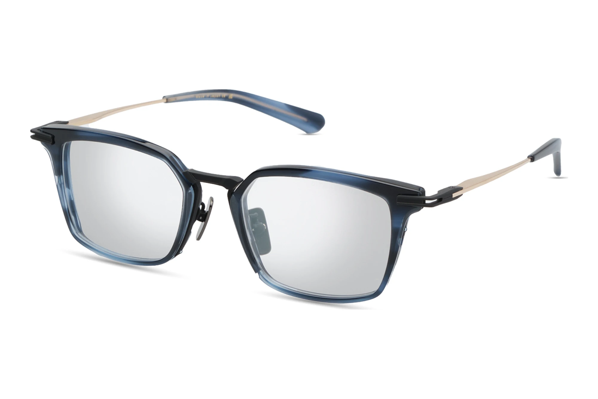 DITA   DTX-446 03A INDIGO SWIRL - MATTE BLACK - WHITE GOLD