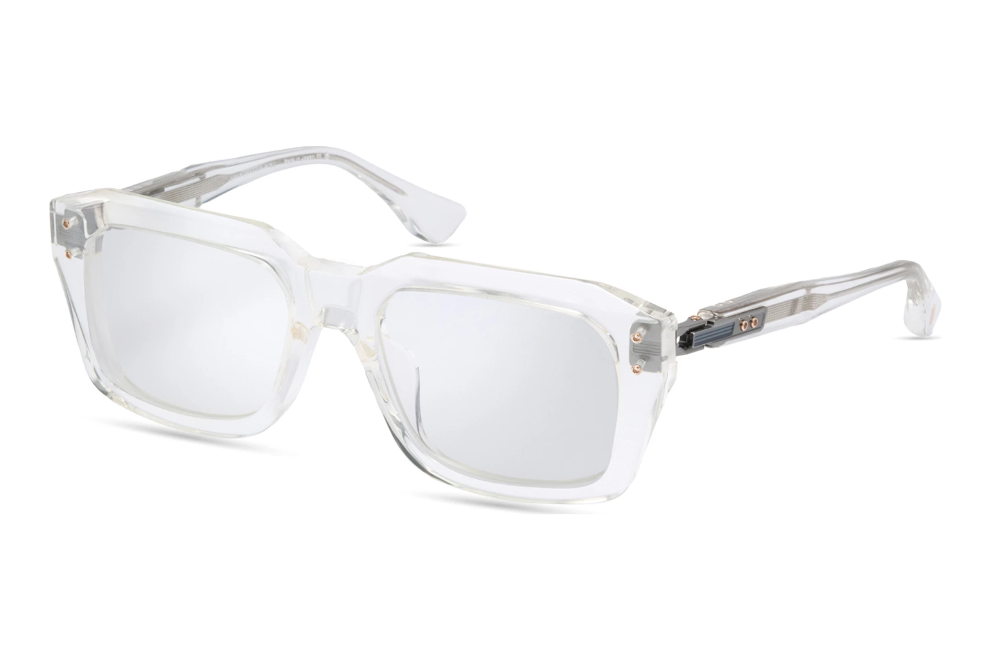 DITA   DTX-464 03A CRYSTAL CLEAR - ANTIQUE SILVER