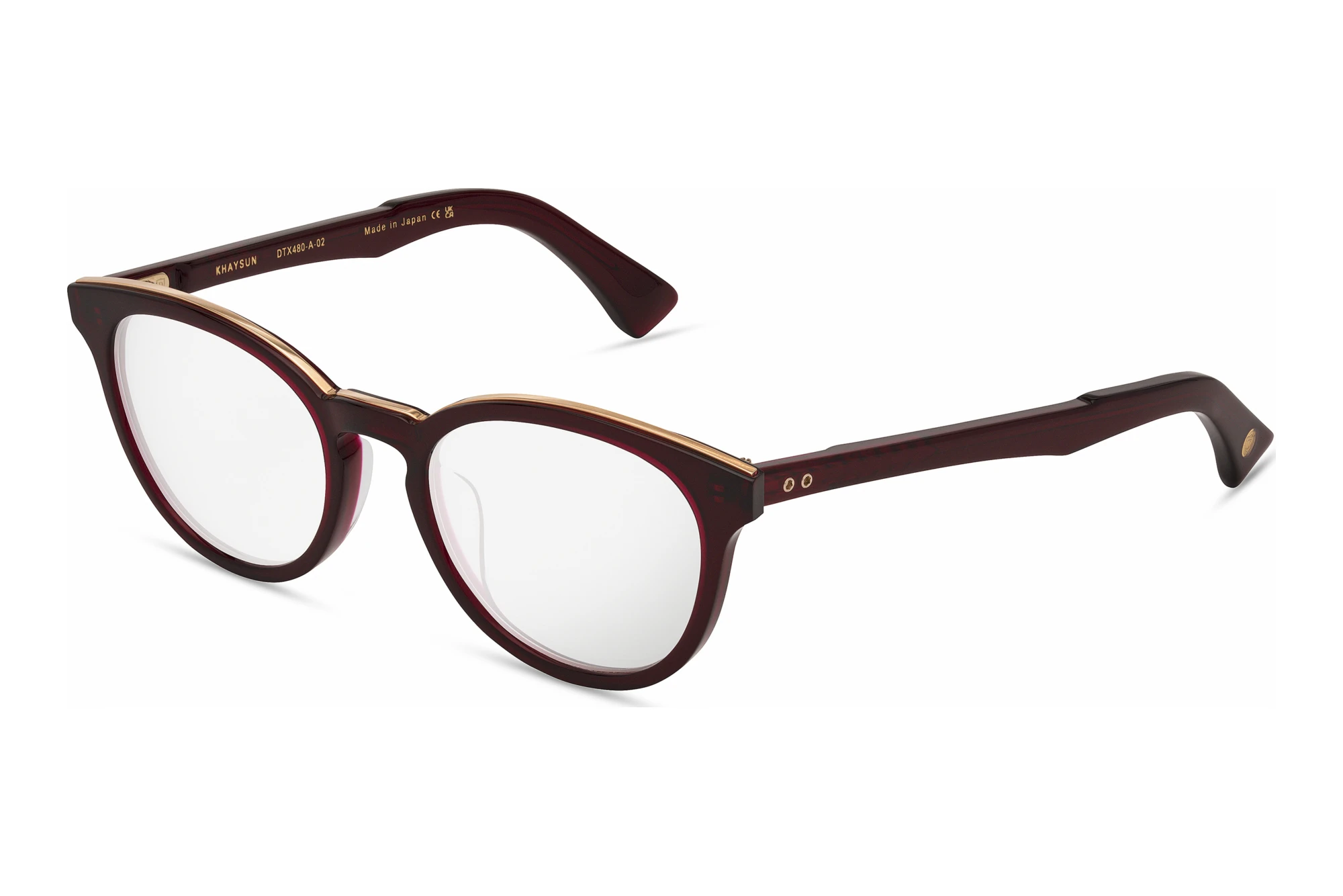 DITA   DTX-480 02A HAZY MAROON - ROSE GOLD