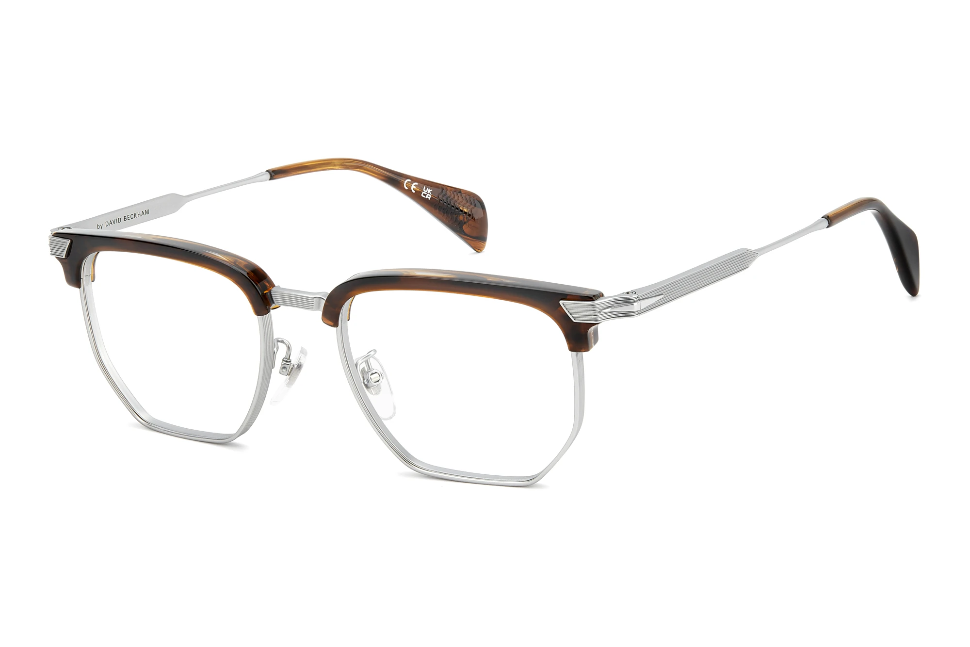 David Beckham   DB 1240/G 8T9 BROWN HORN SILVER