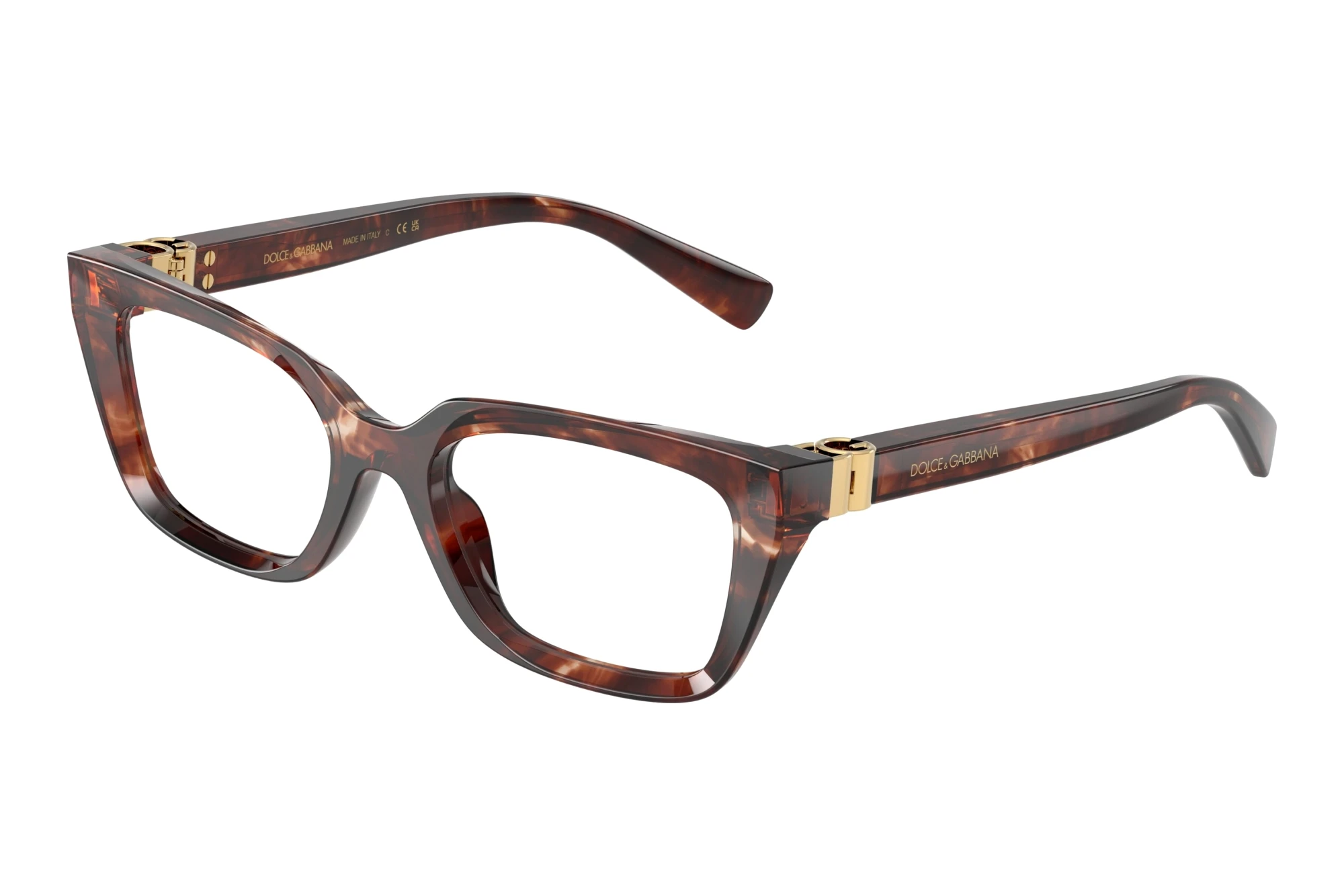 Dolce & Gabbana   DG3436 3222 Dark Red Havana