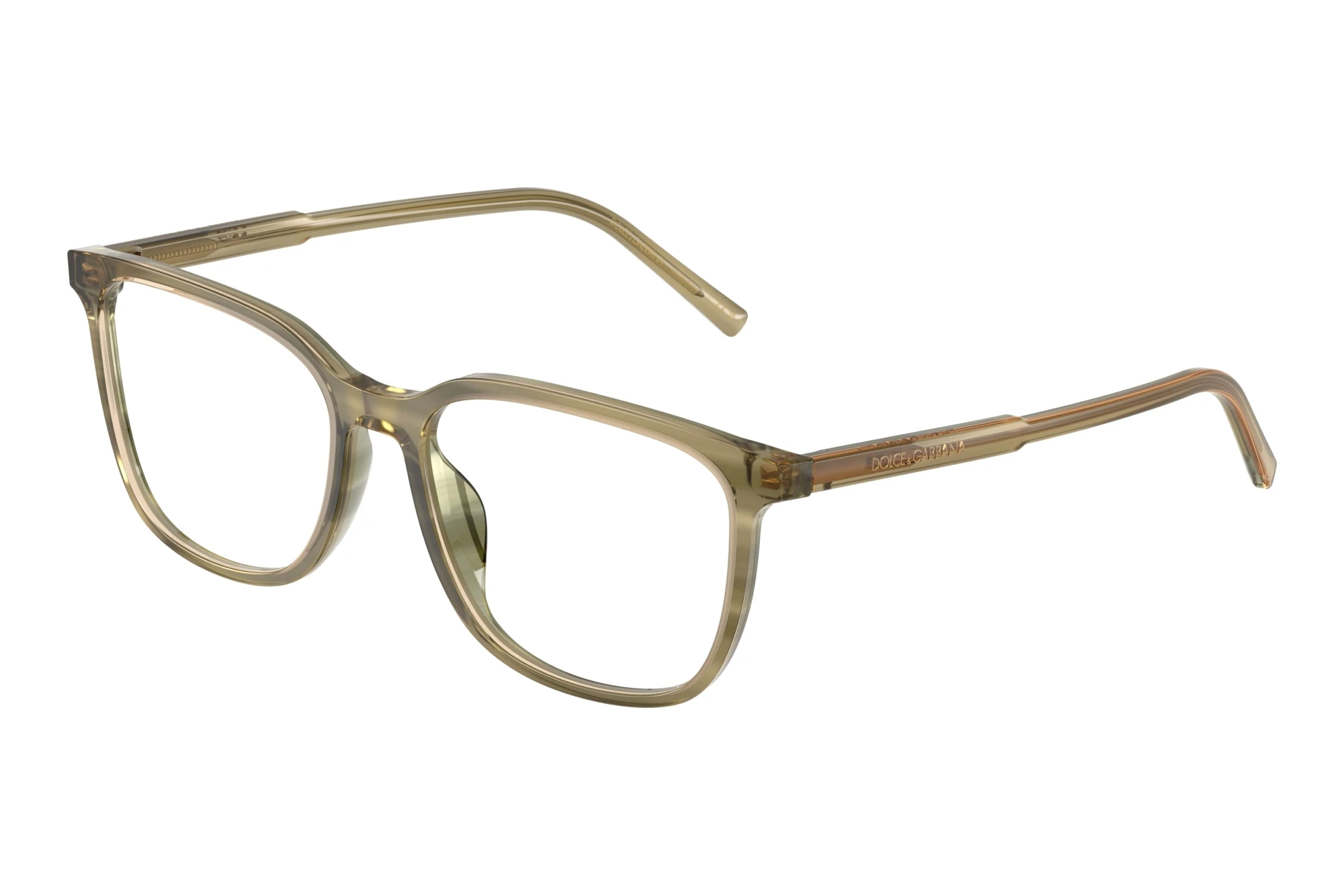 Dolce & Gabbana   DG3445 3480 Green On Striped Green