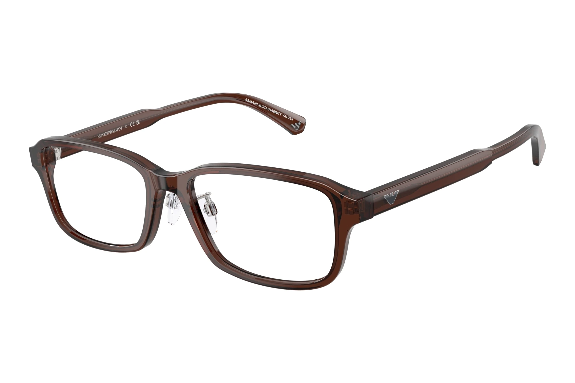 Emporio Armani   EA3215D 5307 Shiny Transparent Brown