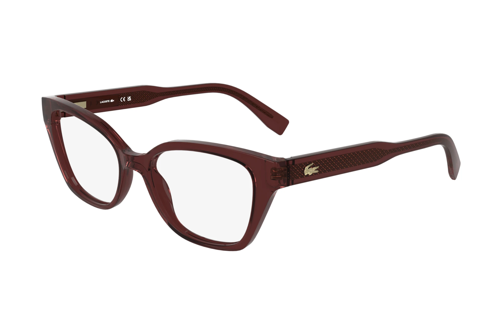 Lacoste   L2983 N 601 TRANSPARENT BURGUNDY