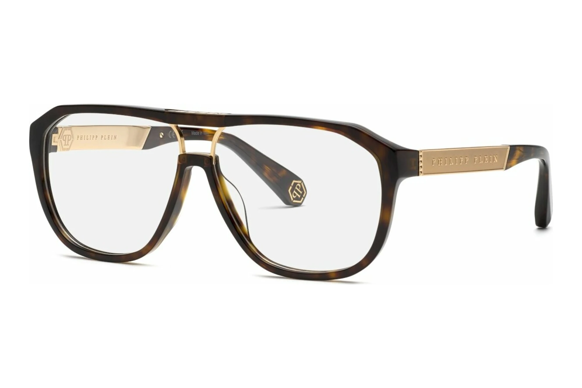 Philipp Plein   VPP118M 0722 SHINY DARK HAVANA
