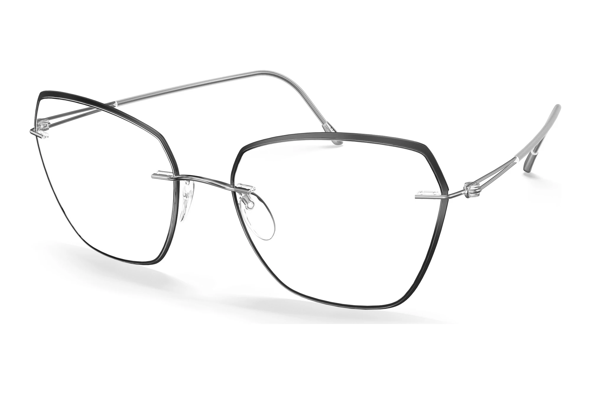 Silhouette   5566-LS 7000 Rhodium / Black