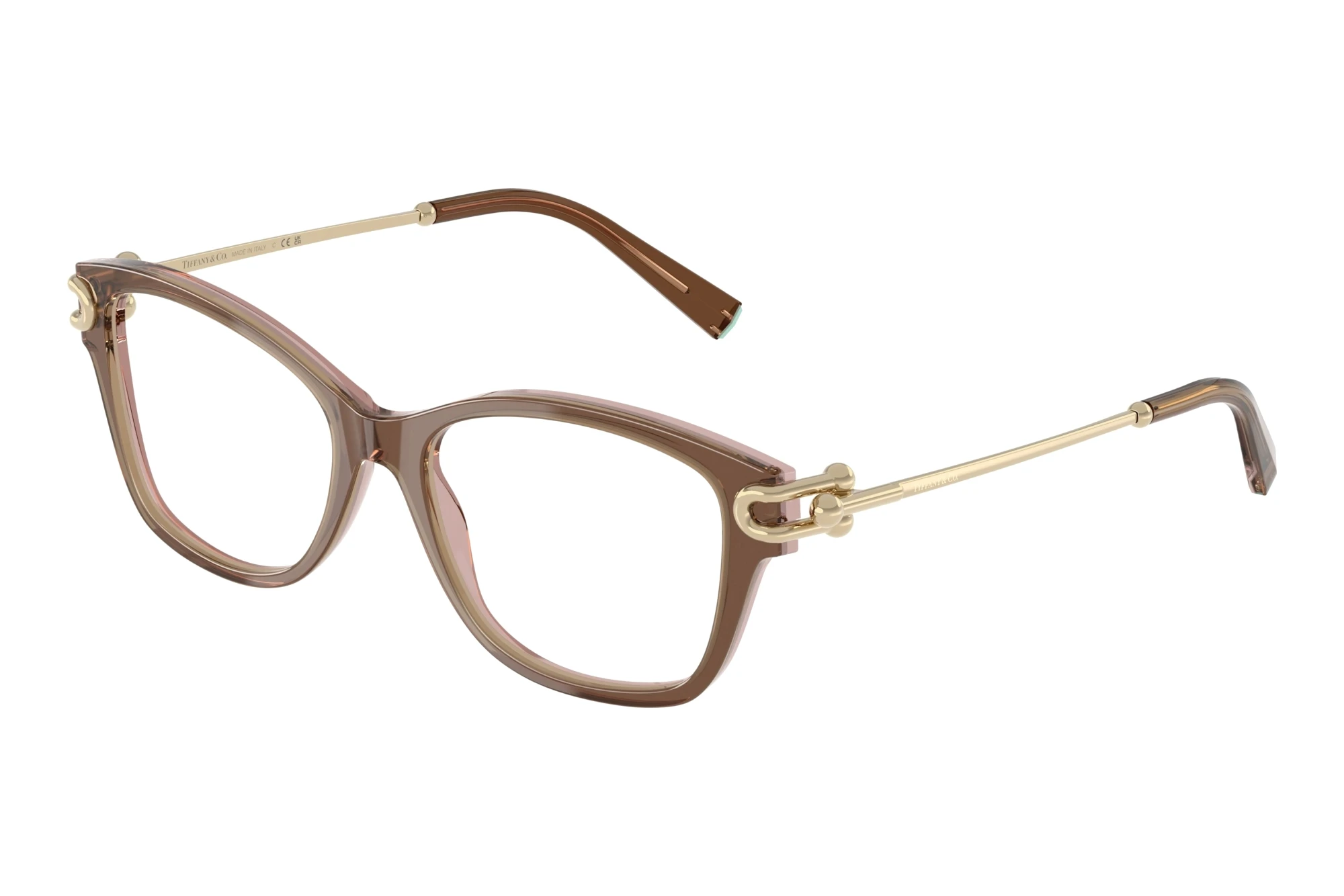 Tiffany   TF2266 8255 Brown Transparent On Pink