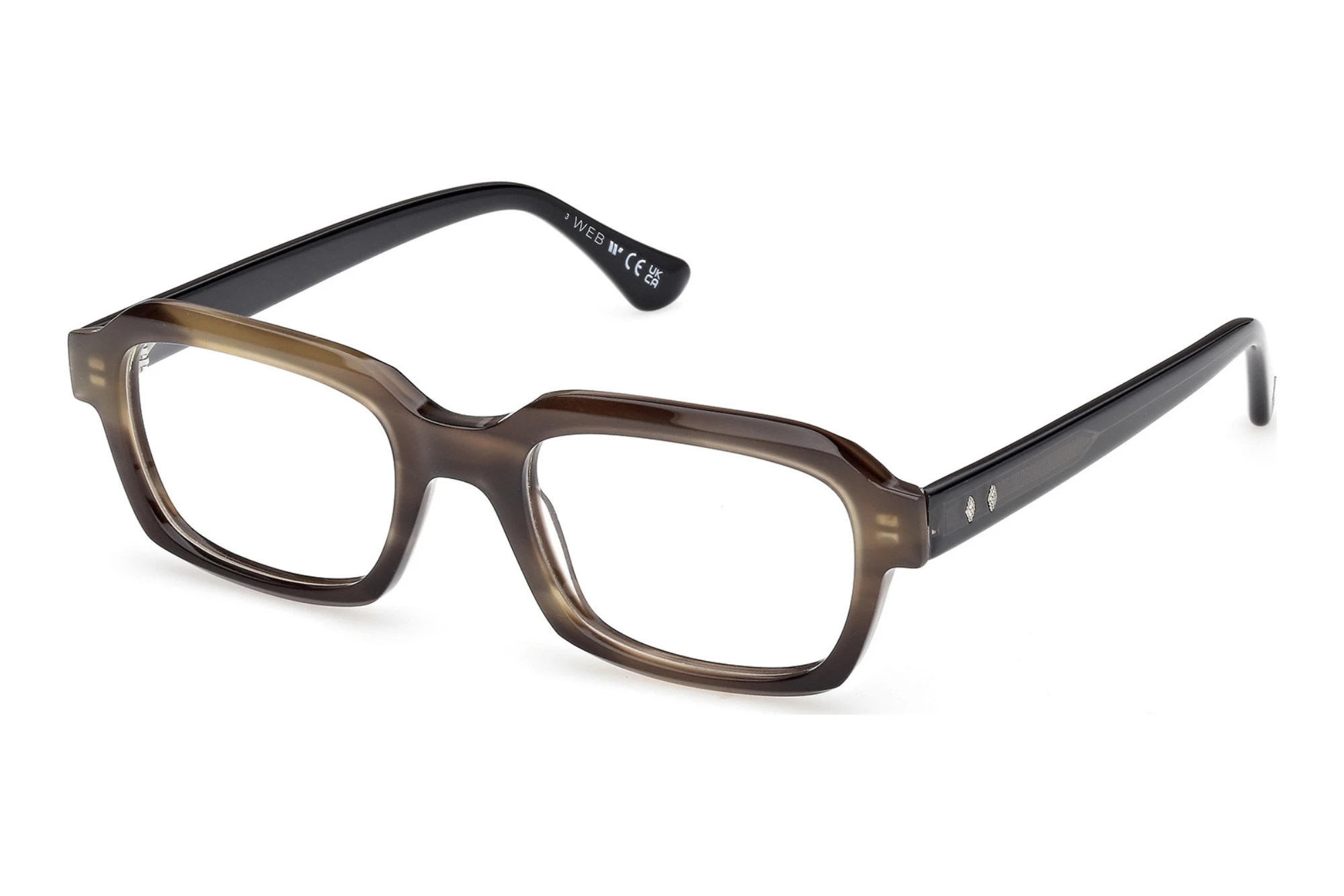 Web Eyewear   WE5466 050 Hellbraun /Gestreift