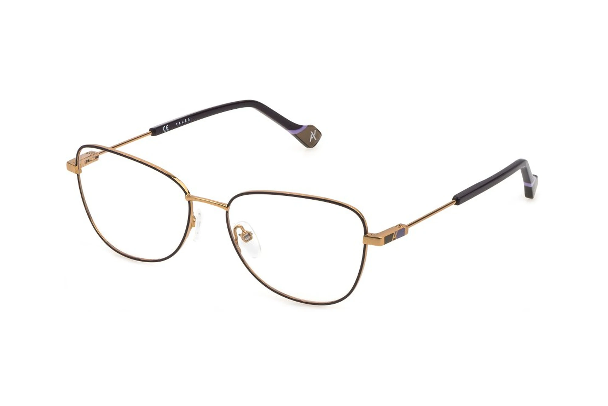 YALEA   VYA023L 08MZ SHINY GOLD COPPER WITH COLOURED PARTS