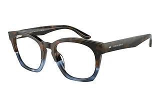 Giorgio Armani AR7245U 6008 Red Havana/Striped Blue