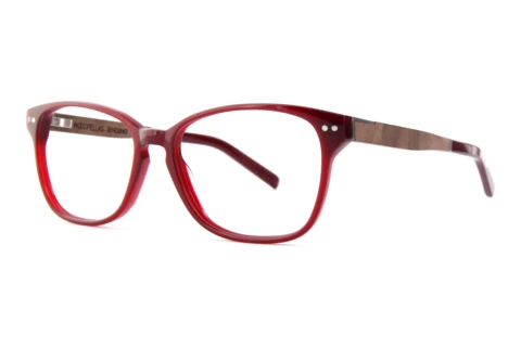 Designer briller Wood Fellas Sendling Premium (10937 curled/burgundy)