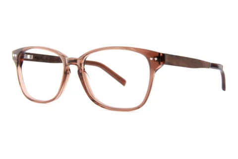 Designer briller Wood Fellas Sendling Premium (10937 curled/solid brown)