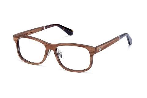 Designer briller Wood Fellas Linderhof (10944 zebrano)