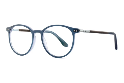 Designer briller Wood Fellas Point (11037 curled/blue)