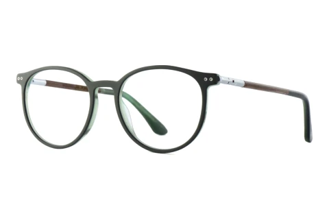 Designer briller Wood Fellas Point (11037 curled/green)