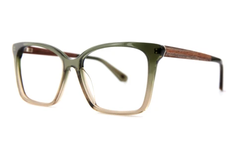 Designer briller Wood Fellas Curve (11042 macassar/green)