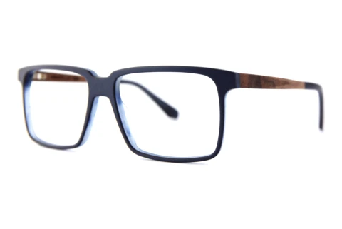 Designer briller Wood Fellas Next (11043 curled/blue)