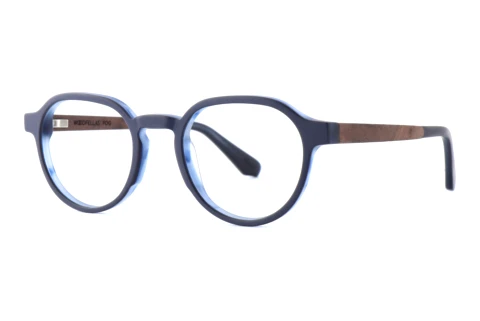 Designer briller Wood Fellas Fog (11054 curled/blue)